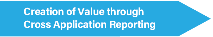 Creation of Value through Cross Application Reporting